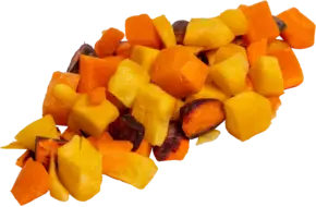 Winterpeen regenboog brunoise 20mm bulk
